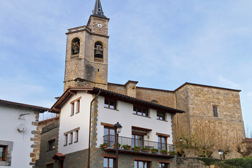 Fototapeta na wymiar Asteasu basque town in Gipuzkoa province, Spain