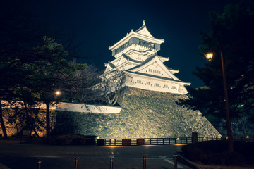 北九州　小倉城の夜景