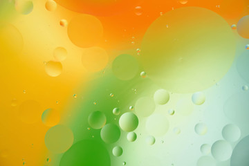 water colorful bubble and oil colorful background 