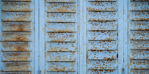 blue rusty shutter old steel background windows part wallpaper