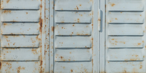 rusty grunge steel shutter old weathered door metal texture background wallpaper