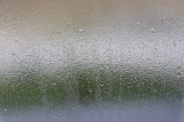 Morning condensation on the window