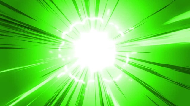 green line shine speed loop animation