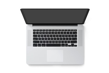 Fototapeta na wymiar Laptop isolated on white background