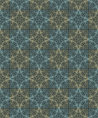 Seamless patterns from circles. Background, texture, design of life of nomads. Ancient Turkic ornaments. Design asians. Customs and traditions of Kazakhstan. Decorative art of nomads.