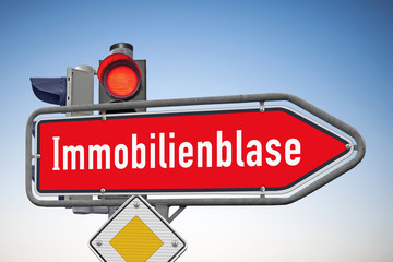 Signal auf Rot, Gefahr, Immobilienblase droht