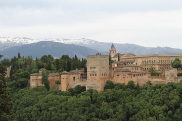 Fototapeta na wymiar Spain Andalucia Province of Granada Granada The Alhambra Landscape