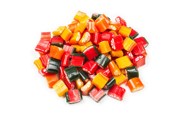 Citrus colorful candies. Jelly sweets,
