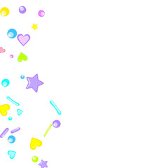 Obraz na płótnie Canvas Sprinkles grainy. Cupcake dessert bakery confetti