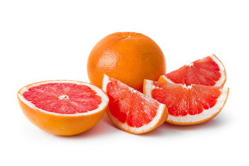Fototapeta na wymiar Ripe grapefruits
