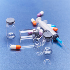 Stethoscope and drugs