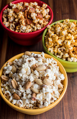 Popcorn. Traditional classic American favorite snack. 