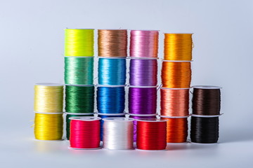 Different colors of nylon thread put together, it can be used to make jewelry or fishing line