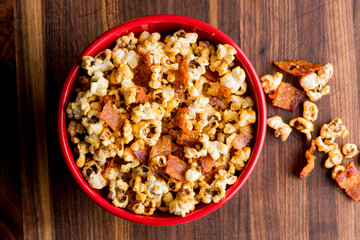 Popcorn. Traditional classic American favorite snack. 