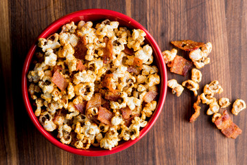 Popcorn. Traditional classic American favorite snack. 