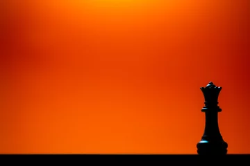 Selbstklebende Fototapeten Rot Chess pieces. Concept of business ideas and Competition and Strategy  © Paaone