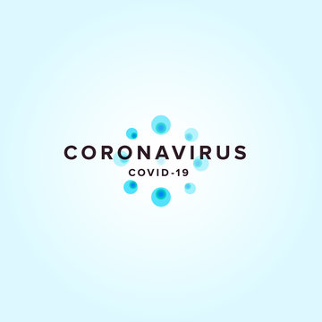 Coronavirus, isolated vector icon for infographics, news and posters, closeup flat-drawn image of COVID-19, virus from Wuhan that caused an epidemic around the world.