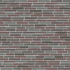 Seamless brick wall - tileable pattern or texture - flat stones in 