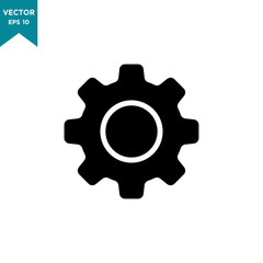 gear icon vector logo template, setting icon 