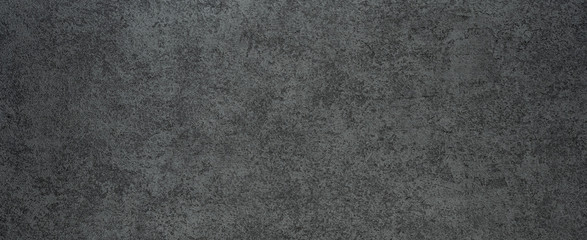 black stone concrete texture background anthracite panorama banner long	