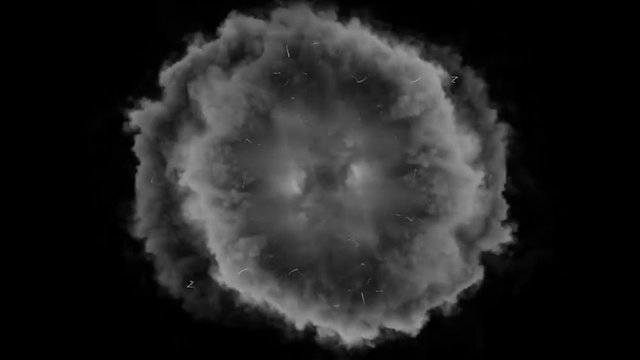 abstract magic tunnelon black background. perfect synonym for science fiction film. 4k resolution.
