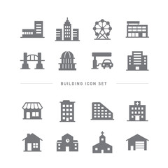 BUILDING ICON SET