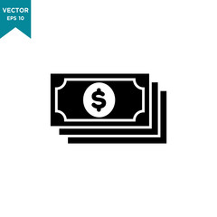 money vector icon in trendy flat style 
