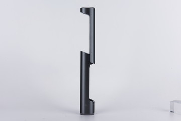 Small black portable scanner translation robot