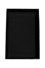 Black box, top view. Isolated