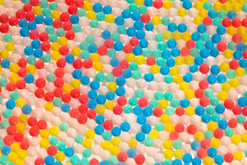 Bright pattern of colorful balloons 