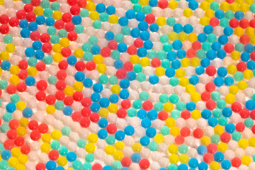 Bright pattern of colorful balloons 