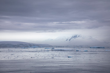 Panorama ice sea