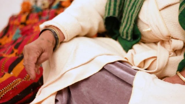Hands of a moroccan woman 