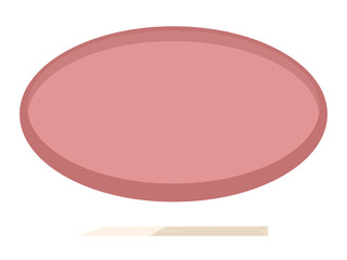 素材＿朱いお盆と菓子楊枝