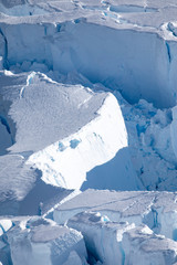 Fototapeta na wymiar Closeup glacier