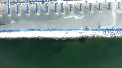 frozen marina