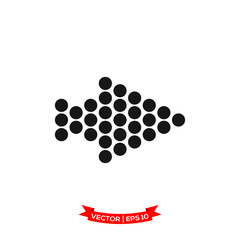 arrow icon in trendy flat style 