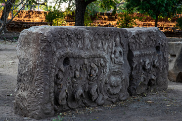 Thailand ruin artifacts