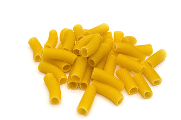pasta isolated on a white background.