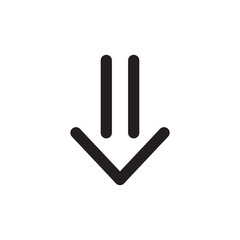 arrow icon in trendy flat style 