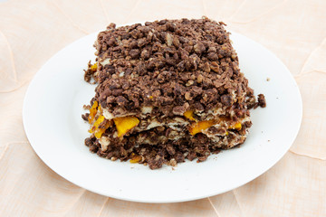 Steamed rice flour with red bean for Korean rice cake