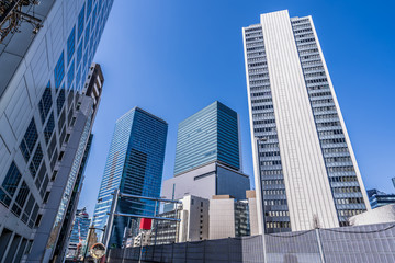 Fototapeta na wymiar 東京都市風景 渋谷の高層ビル ~ Tokyo Shibuya Skyscraper~