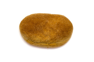 little bun isolated on white background.