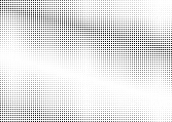 Abstract halftone dotted background. Futuristic grunge pattern, dot, circles.  Vector modern optical pop art texture for posters, sites, business cards, cover, labels mockup, vintage stickers layout.