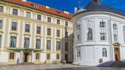 Chapel of the Holly Cross in Prague castle timelapse