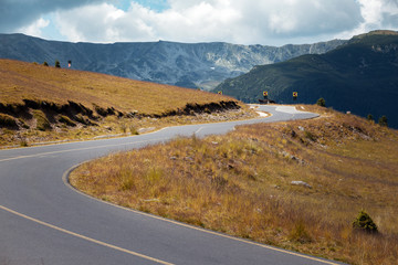 beautiful mountain road