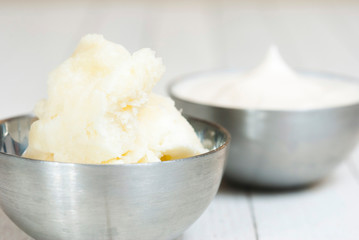 Shea butter and cream