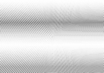 Abstract halftone dotted background. Monochrome pattern with dot and circles.  Vector modern pop art texture for posters, sites, business cards, cover postcards, interior design, labels, stickers.