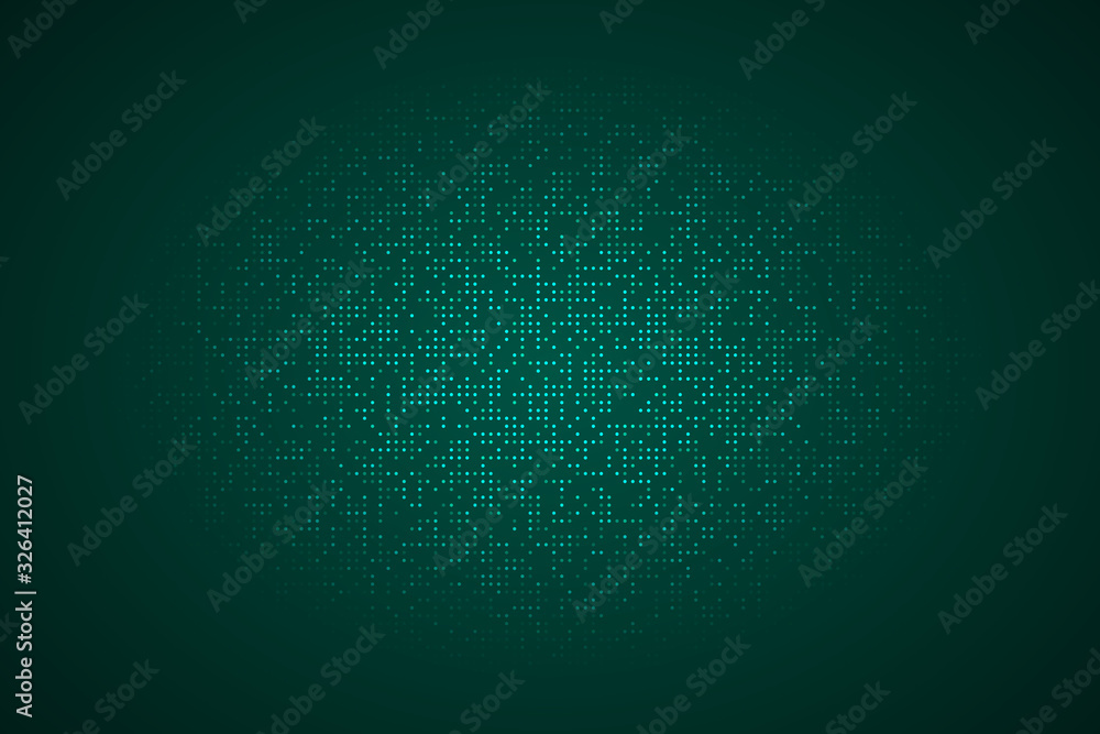 Poster abstract color background of dots. pixels vector illustration.