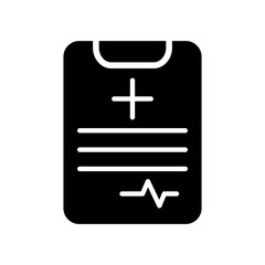 medical report icon vector